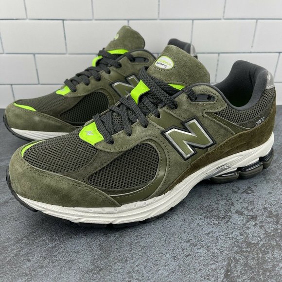Mens New Balance Running Shoes Size 11 ML2002RG Camo Green Olive Classics NWB - Picture 3 of 12